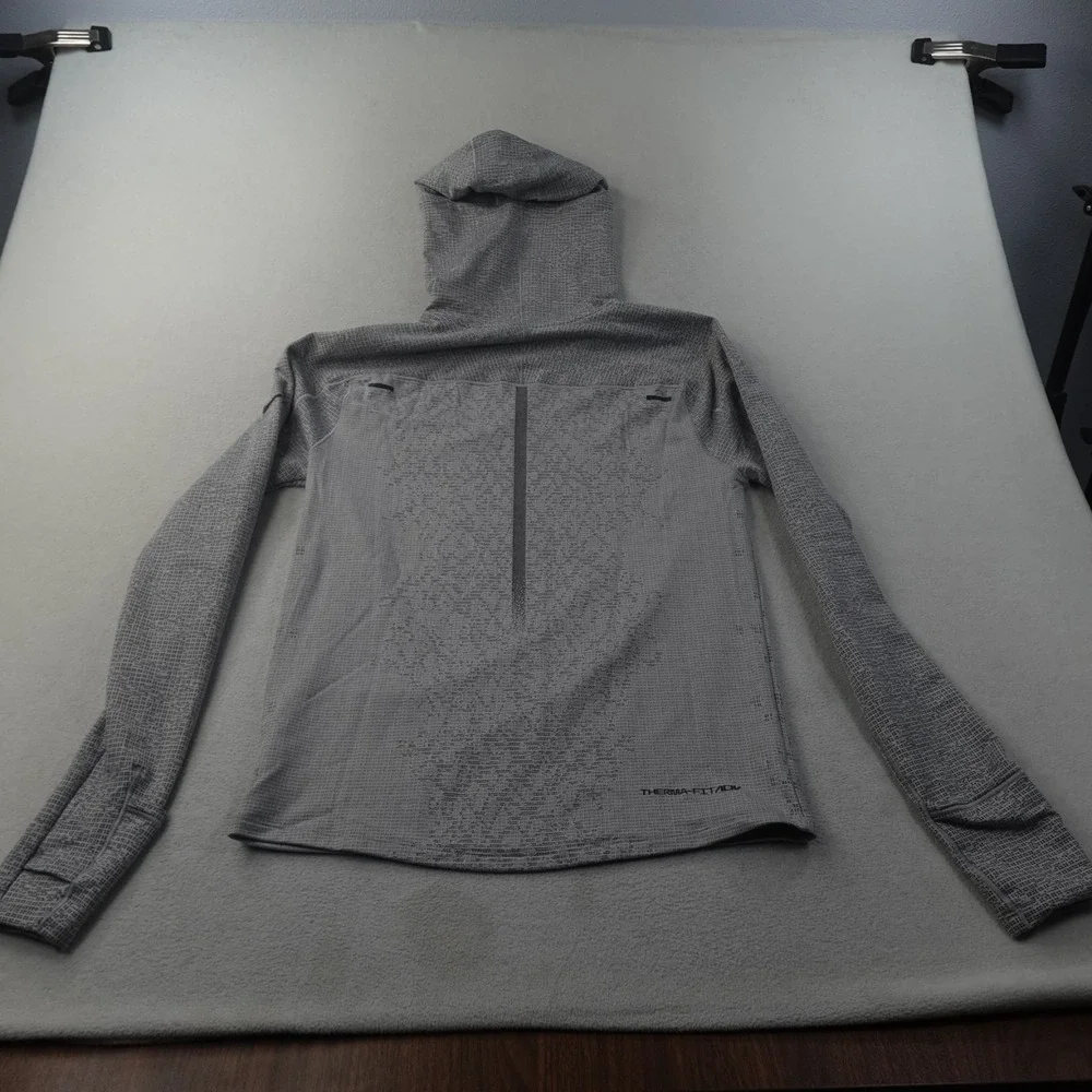 Nike Therma-FIT ADV Run Division Pinnacle Hoodie Mens M Gray DQ6524 Running